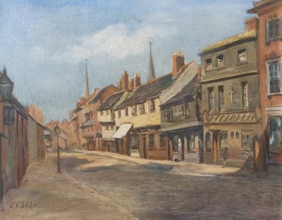 Little Park Street, Coventry, Showing the First Catholic Church by Unbekannt Unbekannt